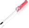 T20 Torx Security Screwdriver with Magnetic Tip, Plastic Grip for Computer Repairing, Home Appliances (Red, 178mm/7")