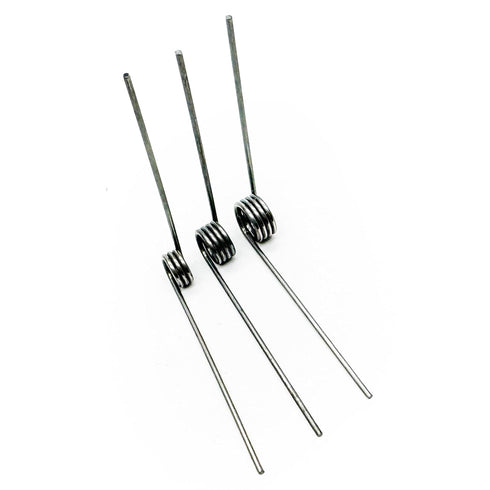 Torsion Spring Assortment for Tools Maintenance DIY, 90 Degree Spring Steel Construction, 1.2mm Wire Diameter (5pcs)