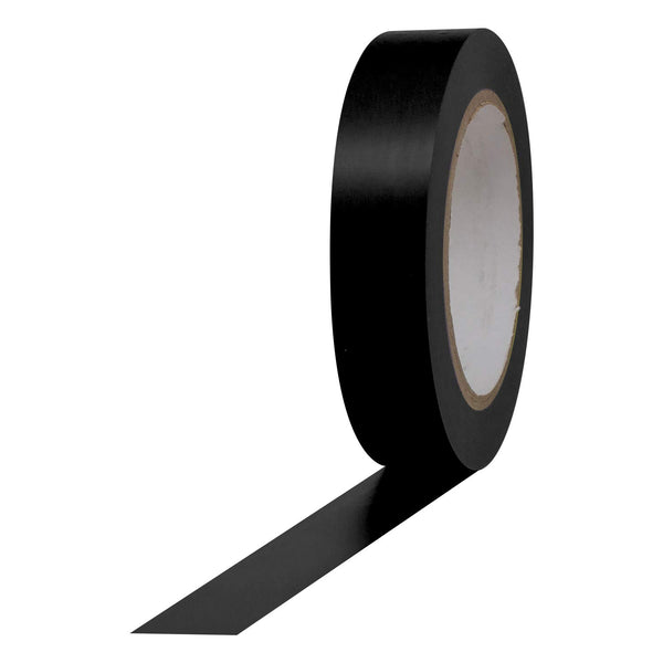 ProTapes Pro 50 Premium Vinyl Safety Marking Tape, 6 mils Thick, 36 yds x 1" Width, Black (Pack of 1)