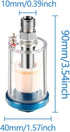 3Pack Oil Water Separator for Air Line, 1/4'' NPT Inlet and Outlet for Air-Compressor Tools and Accessories