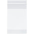 Plymor 4" x 6" Reclosable Plastic Bags (Case of 1,000), 2 Mil with White-Block Zipper
