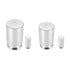 uxcell Gram Calibration Weight Set, 5g 200g 500g M1 Precision Chrome Plated Steel for Digital Balance Scales