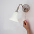 Homoyoyo Frosted Glass Lamp Cover Decorative Lampshade for Wall and Hanging Lights Transparent Bell-Shaped Light Shell