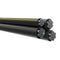 2-2-2-4 Dyke Quadruplex Aluminum Conductor Underground Direct Burial Cable 600V URD -