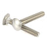 1/4-20 x 1 Carriage Bolts Screws, Stainless Steel 18-8 (304), Round Head, Square Neck, Fully Threaded, 25 PCS