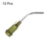 12pcs Blunt Tip Dispensing Needles, 14 Gauge 45 Degrees Bent Tips with Luer Elbow Blunt Needle for Oil