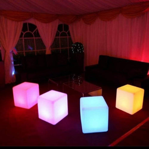 EONLYX 16RGB (20x20x20cm) Cube Night Light, Night Light Mood Light Cube Lamp USB Rechargeable Bedside Lamp for Baby
