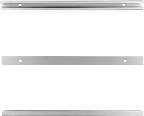 QWORK 12" T-Track, 4 Pack Aluminum Double Track with Mounting Holes for Woodworking