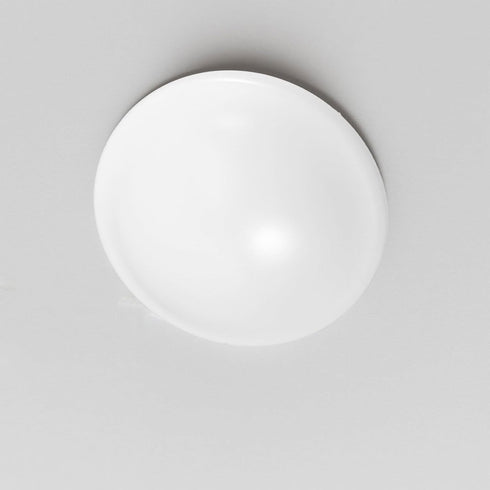 18.7cm iplusmile Replacement Mushroom Ceil Shade, Plastic White Flush Mount Ceiling Light Cover Lamp Dustcovers