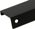 LC LICTOP 80mm/3.15" Black Mount Finger Edge Pull | Concealed Handle for Home Kitchen Cabinet (10Pcs)