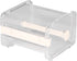 Transparent Adhesive Tape Dispenser, Desktop Washi Tape Holder with Cutter for Office (Tapes Not Included)(White) by Zerodis
