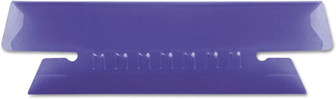 Pendaflex 4312VIO Hanging File Folder Tabs, 1/3 Tab, Violet Tab/White Insert, 25/Pack