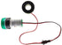 3pcs AC Current and Voltage Indicator with Two-Digit Display, 22mm Round Head LED Measuring Instrument