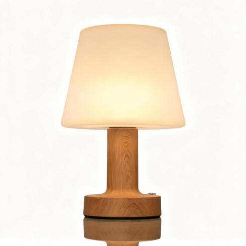 3-Level Dimmable Shower Lamp Mushroom Lamp LED Table Lamp for Bedroom Rechargeable Desk Bedside Small Lamps Night Light