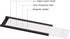 Realth C Channel Magnetic Label Holders 50 Pack, 1'' x 4'' with Paper Inserts for File Cabinet Labels