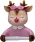 FUOYLOO Cartoon Toilet Paper Holder Roll Paper Shelf Cute Deer Decorative Tissue Rack Wall-Mounted No Drilling Bathroom