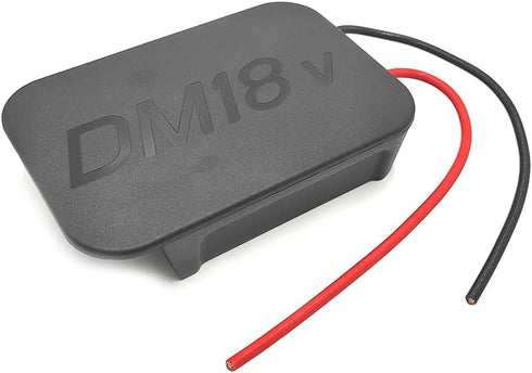 Battery Adapter for DEWALT 18V/20V MAX & Milwaukee M18 Lithium Battery Power Mount Connector Dock