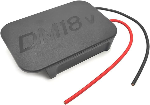 Battery Adapter for DEWALT 18V/20V MAX & Milwaukee M18 Lithium Battery Power Mount Connector Dock