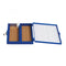 Heathrow Scientific HS15994A Premium Microscope Slide Box, 100-Place, Cork, ABS, Blue
