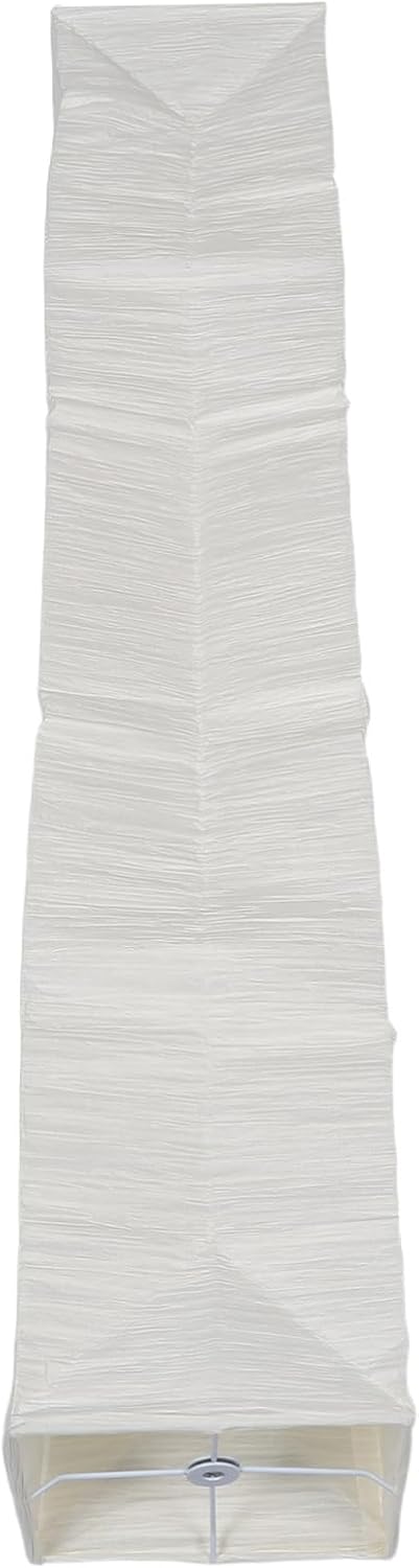 Uonlytech Japanese Paper Floor Lamp Shade: Foldable Paper Lampshade Replacement for Living Room Bedroom Office Modern