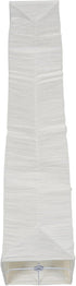 Uonlytech Japanese Paper Floor Lamp Shade: Foldable Paper Lampshade Replacement for Living Room Bedroom Office Modern