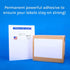 Premium Label Supply White Sticker Half Sheet Labels – 8.5" x 5.5" – 25 Sheets (2 per Sheet) - 50 Total Adhesive Labels