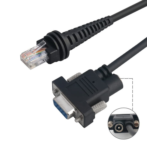 RS232 5V, 3m 1902G-SR 1902HHD 1200G 1452G (3M 9FT RS232 VOTTAN Cable Type A, Stright Scanner Cable Compatible