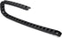 uxcell R18 10mm x 15mm Black Plastic Cable Wire Carrier Drag Chain, 1M Length for CNC