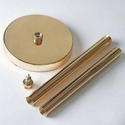 Gold Chandelier Stand - Universal Display for Elegant Decor