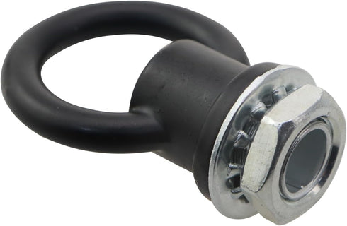 CTWHA 4PCS M10 Black Light Fixture Hook Ring with Nut Chandelier Extension Chain Connector Lighting Accessories