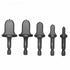 Yakamoz 5pcs Copper Pipe Swaging Tool Copper Tube Expander 1/4" Hex Shank Drill Bit Flaring Set for HVAC Air Conditioner Repairing Swage Tools