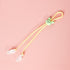 VASANA 3 Pcs Silicone Dental Bib Clips with Neck Chain,Colorful Napkin Holders for Adults, Seniors & Child Use (Random
