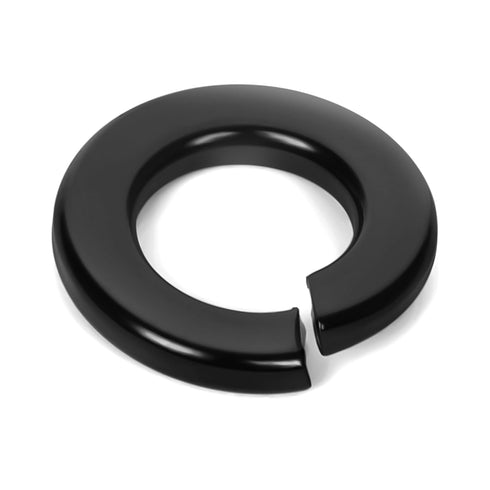 M8 Split Lock Washer, 304 Stainless Steel 18-8 Spring Lock Washers, Black Finish, 100 PCS