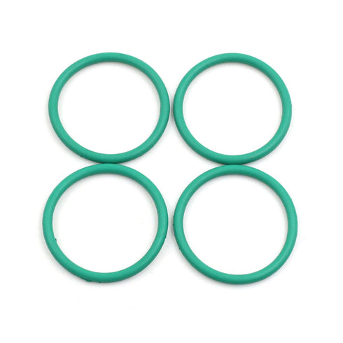 X AUTOHAUX Fluorine Rubber O-Rings, FKM Seal Gasket for Machinery Plumbing, 44mm OD 37mm ID 3.5mm Width, Green, Pack of