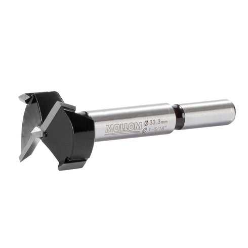 1-5/16" Forstner Drill Bit, 33.3mm, Durable YG8 Carbide, Ideal for Precise Woodworking, Hinge Cutter Tool