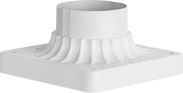 Cast Aluminum Pier Mount Base, 3" Diameter Pier Mount Adapter for Outdoor
