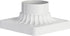 Cast Aluminum Pier Mount Base, 3" Diameter Pier Mount Adapter for Outdoor