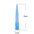 Eowpower 500 Pieces Clear Blue 1000UL 1ml Laboratory Plastic Liquid Pipette Tips