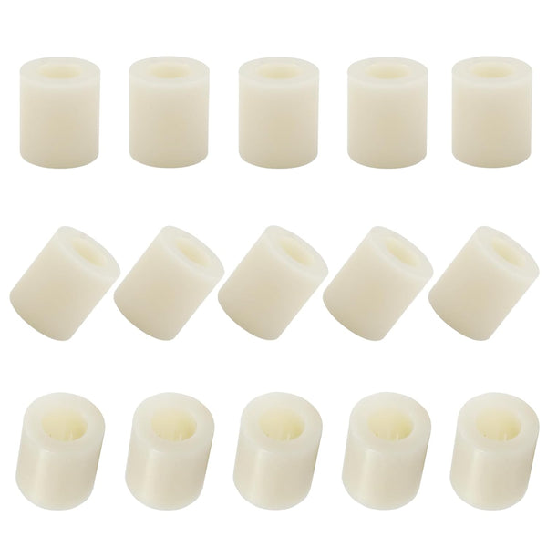 ABS Plastic Spacers 0.45"OD x 0.24"ID x 1/2" Thickness, Unthreaded Standoff Bushing for Home and Car