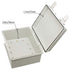 Zulkit Junction Box, ABS Plastic, Dustproof Waterproof IP65, Outdoor Universal Project Enclosure, 8.7 x 6.7 x 4.3 inch