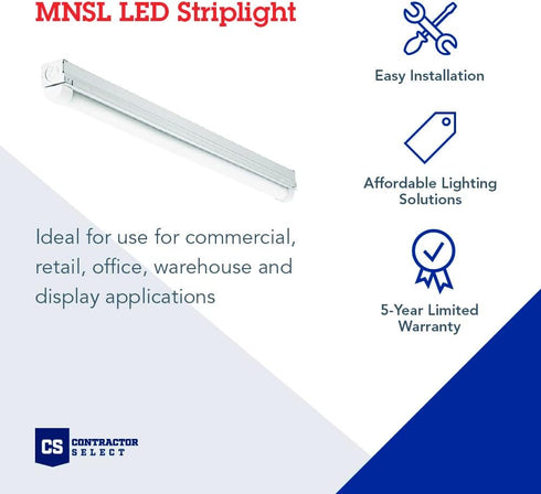 1 4 2500 4000K, 80CRI, 20W, L46 1LL 120V 40K 80CRI M6) Lithonia Lighting Light LED Strip Light, Foot LED Ceiling