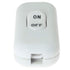 E-outstanding Inline Cord Switch, On/Off White Button, Feed Cord Switch for Table Lamp, Desk Light, Bed Lamp 6A 250V