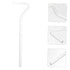 4pcs Glass Coating Rods, Laboratory Cell Spreader Tools, Glass Diffuser Cell Spreaders for Major Stirring