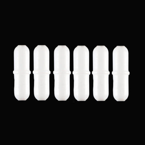6Pcs PTFE Magnetic Stirrer Mixer Stir Bar, 30mm/1.18 inch