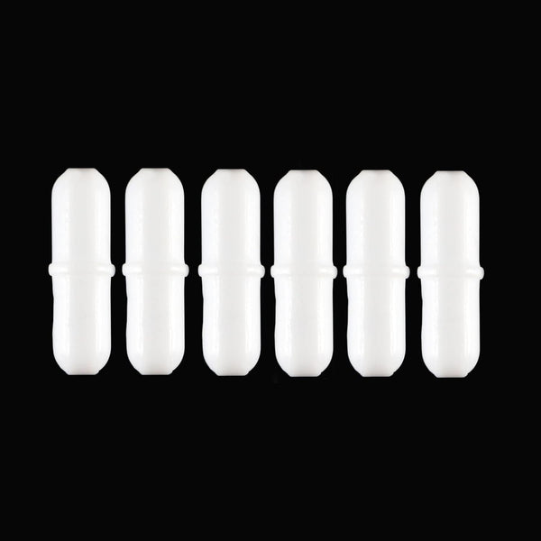 6Pcs PTFE Magnetic Stirrer Mixer Stir Bar, 30mm/1.18 inch