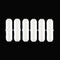 6Pcs PTFE Magnetic Stirrer Mixer Stir Bar, 30mm/1.18 inch