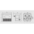 uxcell DC 0-1A Analog Current Panel Meter 85C1 for Circuit Testing, Charging Battery Gauge (Pack of 1)