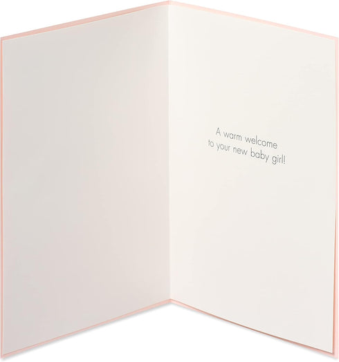 Papyrus New Baby Girl Card, Warm Welcome