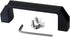 2 Sets 2020 Aluminum Extrusion Profile Slot 6mm Door Handle and Frame Hinges Install Kit, 4pcs Black Zinc Alloy