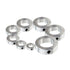 AZSSMUK 5/8" Bore Solid Steel Zinc Plated Set Screw Shaft Collars for Lawn Tractor, Garage Doors